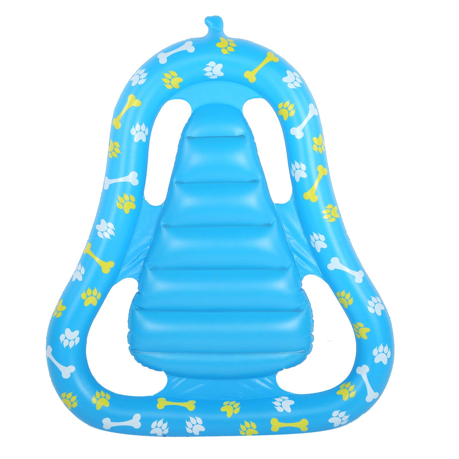 VGEBY Pet Pool Float, Load-Bearing 80 kg Pet Inflatable Floating Row PVC Thicken Summer Dog Pool Float Pets Water Fun Tools Swimming Supplies Water Sports