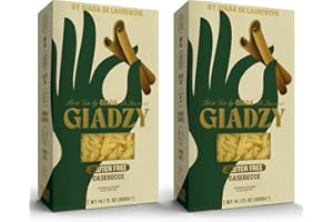 Giadzy by Giada De Laurentiis 2 Pack Gluten Free Caserecce - Made in Italy, Artisanal, Clean Ingredients - Non GMO