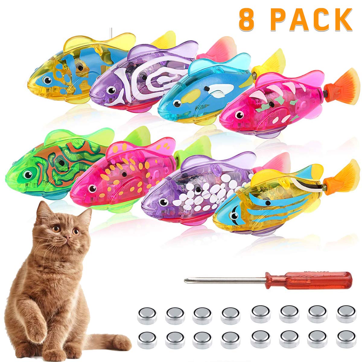 small plastic toy cats