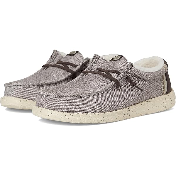Hey Dude Dames Wendy Slub Canvas Moccasin, Violet, 39 EU, paars, 39 EU