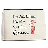YLKJSTYS Korean Drama Makeup Bag, Lover Gift, Funny