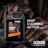 SCRUBB Orange Heavy Duty Beaded Hand Cleaner 5L Pump Top view 2