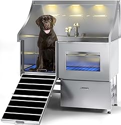 POLIMO Dog Washing Station, LED Professional