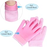 Qtrednrry Moisturizing Socks Gloves Set Hands Feet Whitening Hydrating Heel view 4