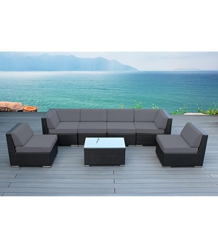 Amazon.com: Ohana 7-Piece Outdoor Patio Furniture Sectional