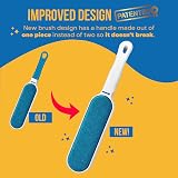 Fur Magic Pet Hair Remover Lint Brush Self-Cleaning Base Reusable view 4