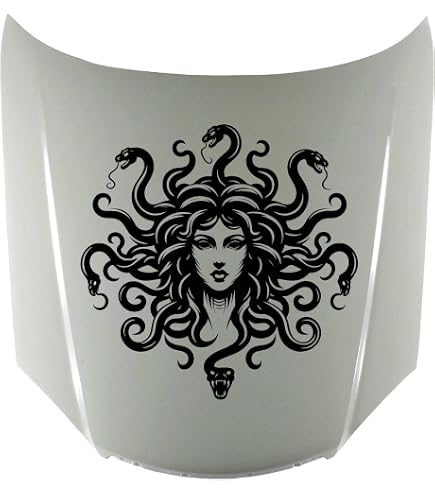 Amazon.com: Carframes18 Medusa Vinyl Sticker - Car Window Bumper