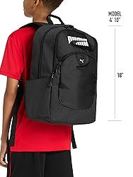 PUMA Unisex Kid's Rally Backpack, Vivid Blue, Large