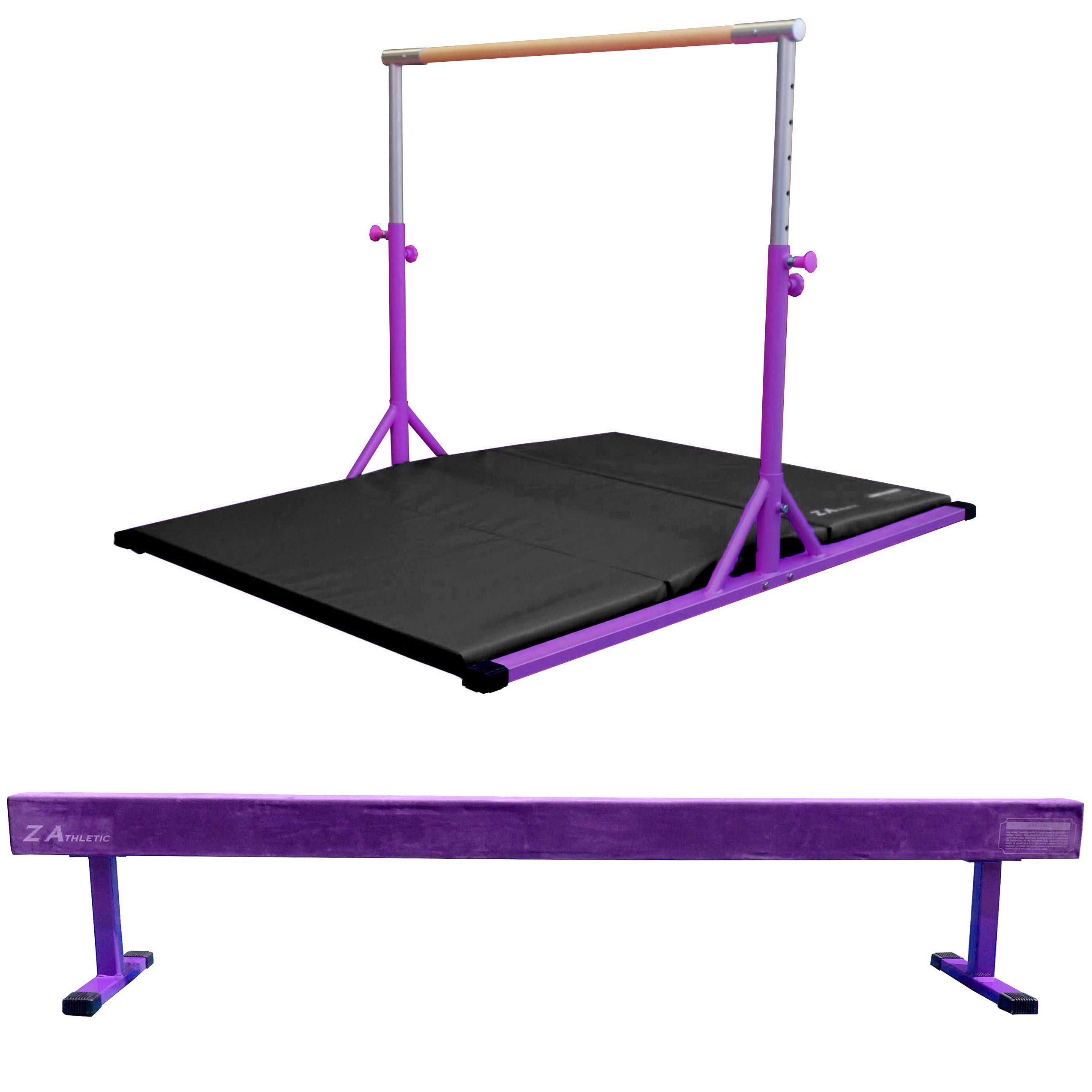 Buy Z Athletic Elite Gymnastics Bar, 4ft x 6ft x 2in Mat, and Off