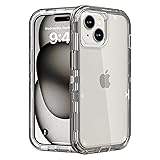 Follaroma for iPhone 15 Case, Heavy Duty Shockproof