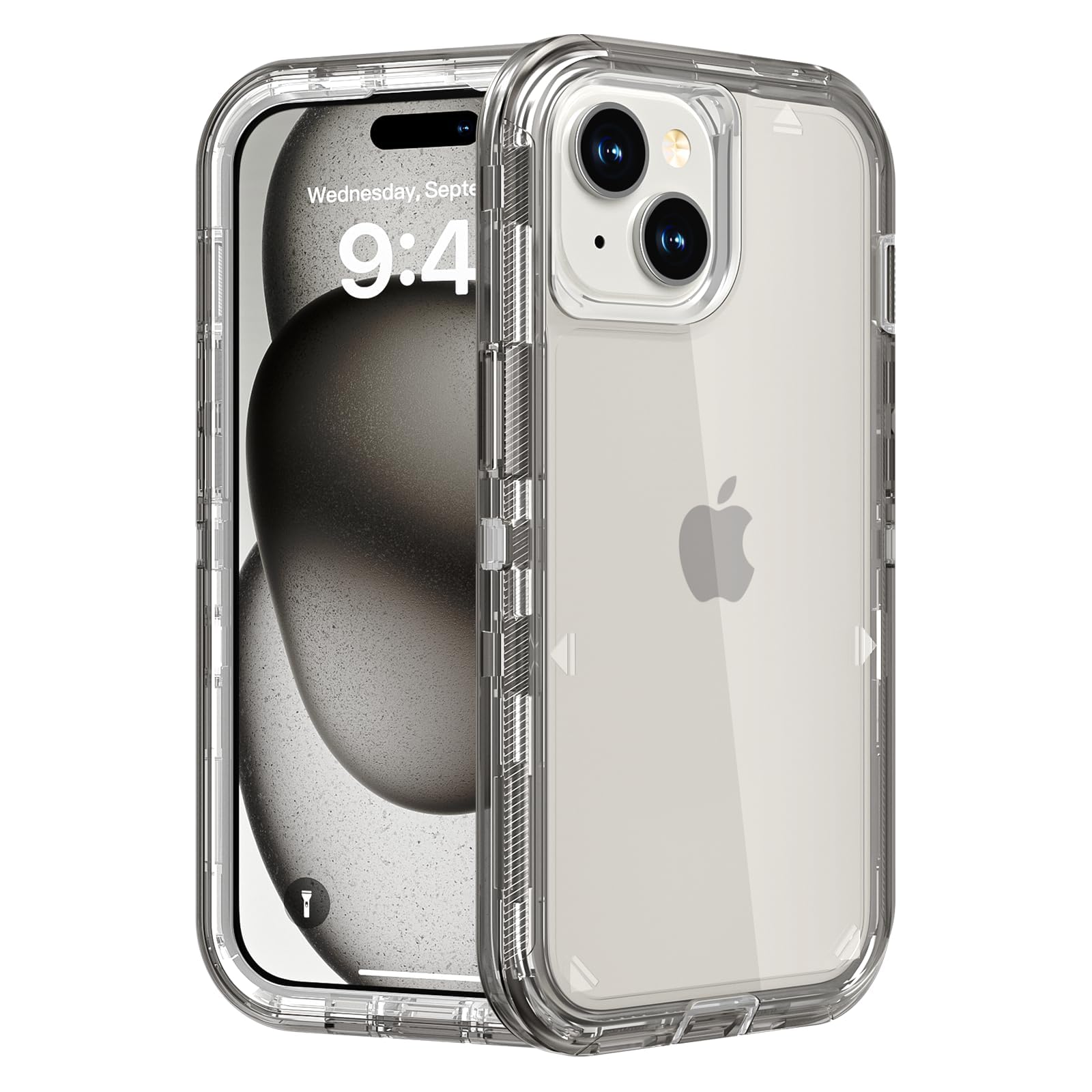 Follaroma for iPhone 15 Plus Case, Heavy Duty