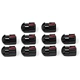 Quick Release End Fittings for 10mm Ball-Stud (10 Pack) - Black M6 Female Thread - Gas Spring Strut Lift Support Sockets RT-6