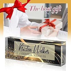 Custom Office Name Plate for Desk - Desk Name Plate