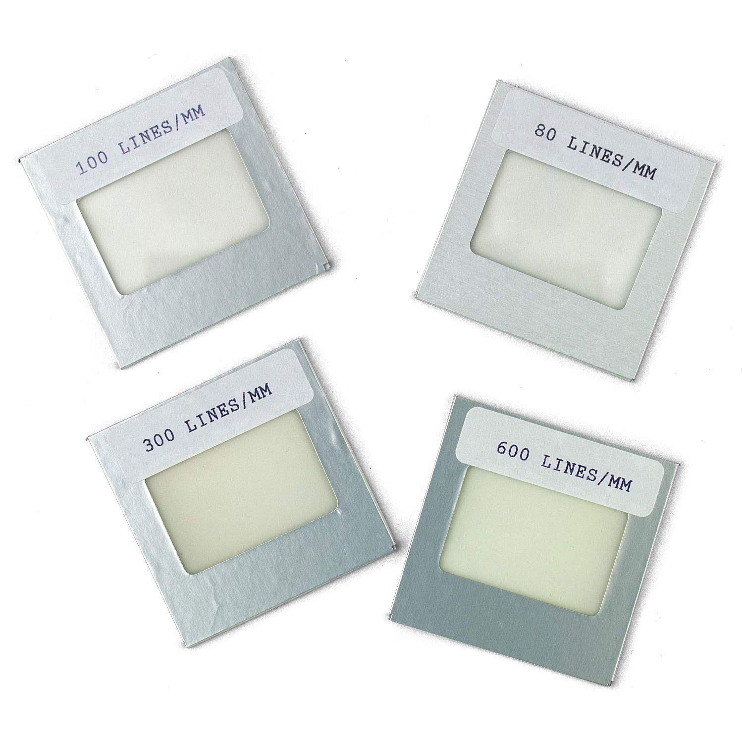 3B Scientific Set of 4 Transmission Gratings - for spectroscopic examinations