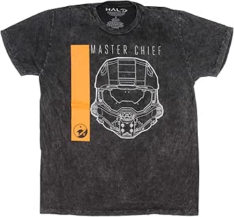 Amazon.com: Halo Video Game Master Chief Tie Dye Mens T-Shirt (Medium) Black: Clothing