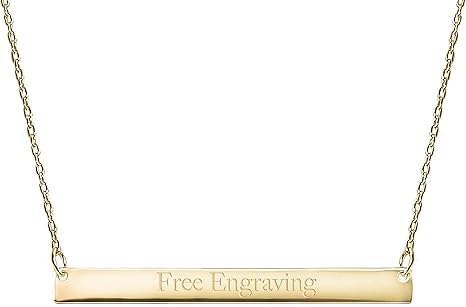 bar necklace for girlfriend