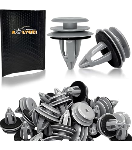 Clips De Pare-chocs - Plastique - 10 Pièces - 8mm Et 10mm - Noir