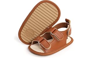 WILLFUN Baby Boys Girls Summer Sandals Closed-Toe Infant Soft Rubber Sole Outdoor Shoes for Toddler First Walkers