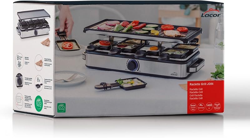69348 - Plancha Grill Cocina, Raclette Grill, Antiadherente