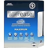 AllerEase Waterproof Mattress Protector, Maximum Allergy Mattress Protector, Twin XL Mattress Cover