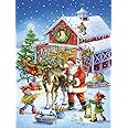Vermont Christmas Company Reindeer Puzzle - 550 Piece Holiday Jigsaw For Family Fun