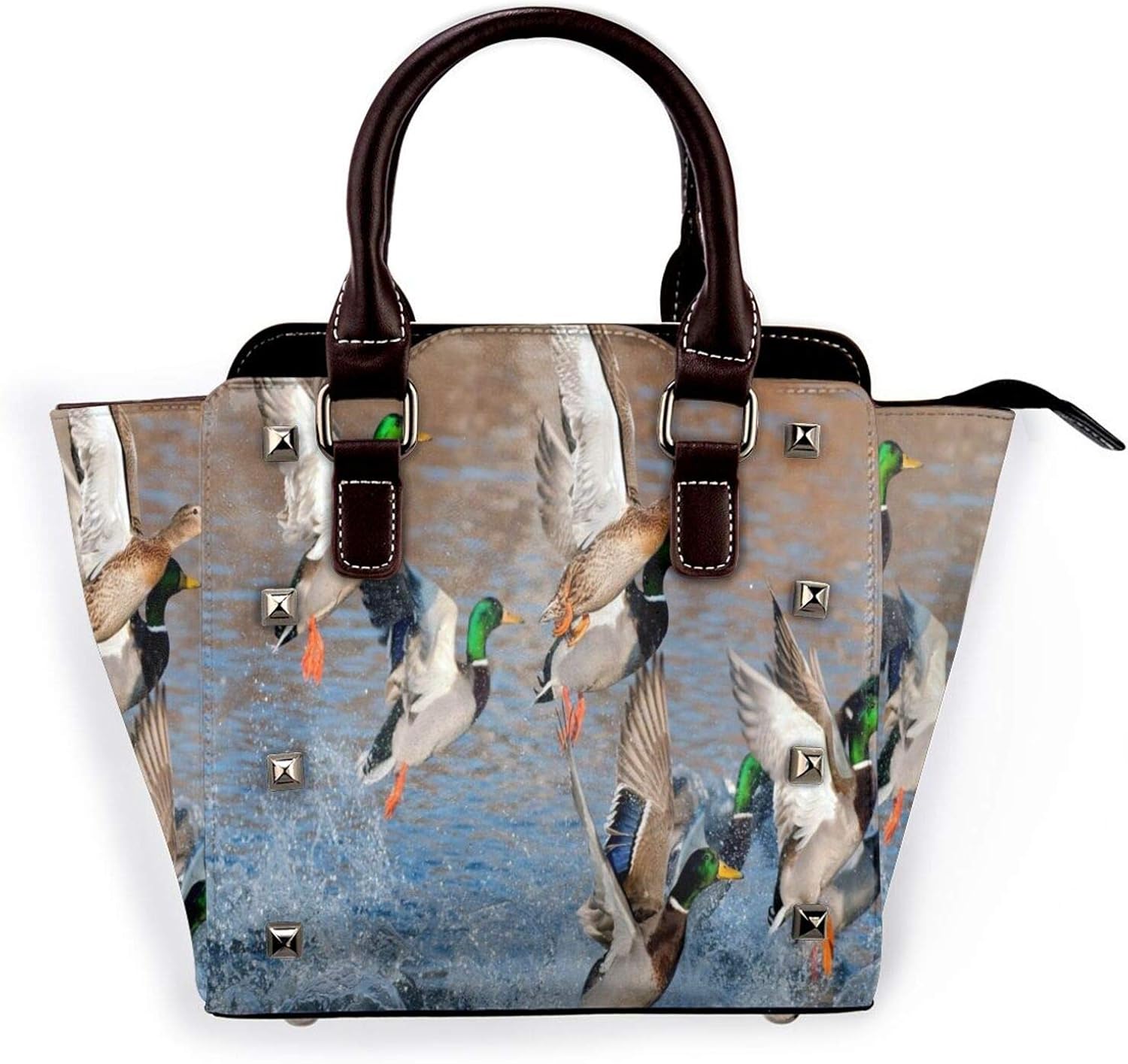 Beauty Mallard Ducks Hunting Women Highend Fashion Elegant Adjustable