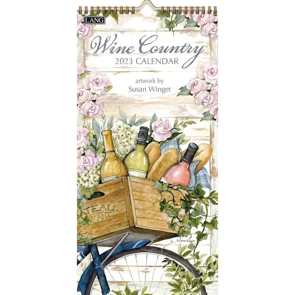 LANG WINE COUNTRY 2023 VERTICAL WALL CALENDAR (23991079143)