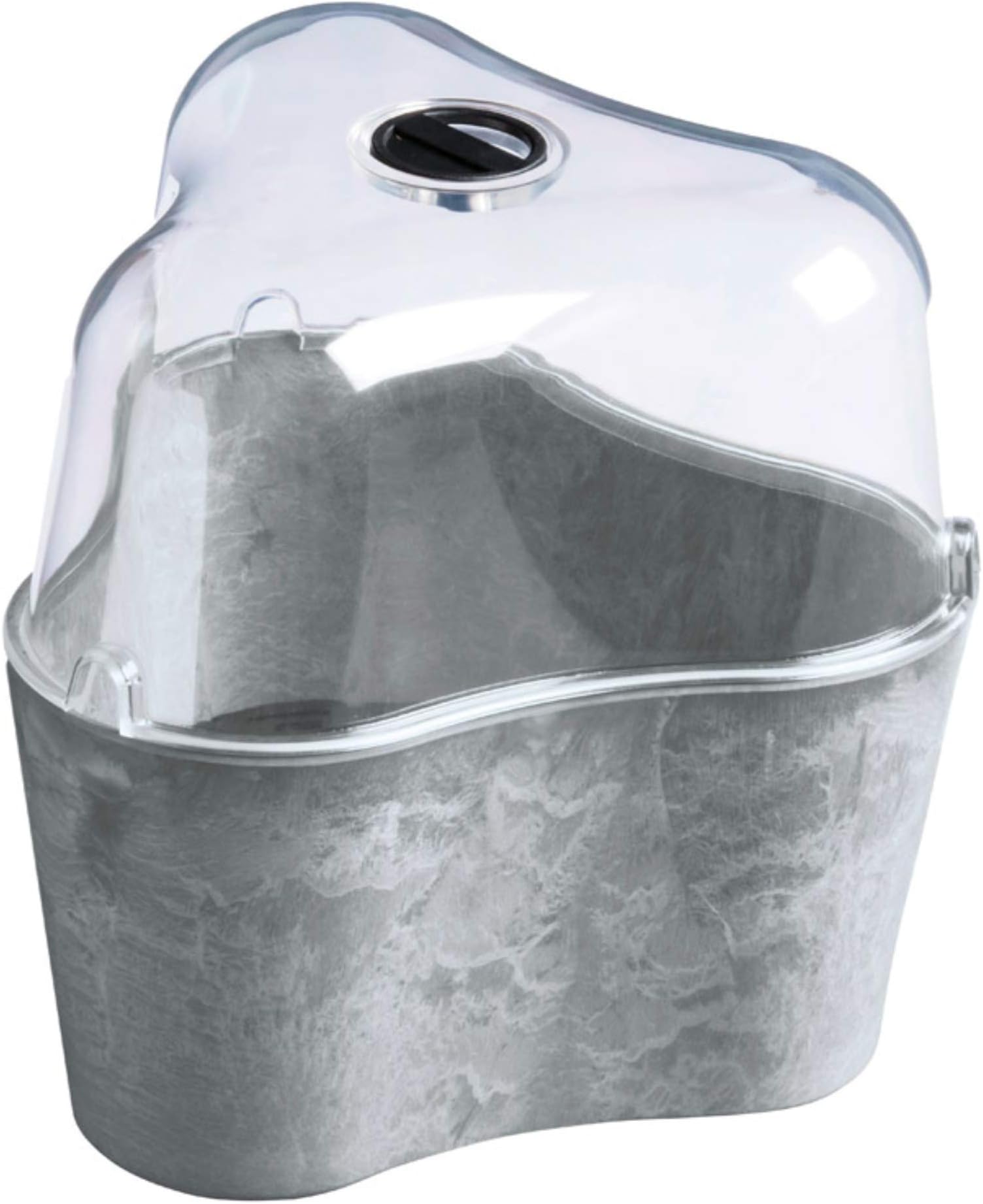 Novelty Sprout House Mini Terrarium Tri-Pot Taupe