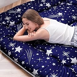 Navy Starry Sky Japanese Floor Futon
