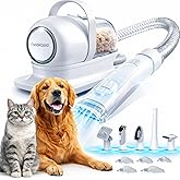 Neakasa P1 Pro Pet Grooming Kit & Vacuum Suction 99% Pet Hair, Professional Grooming Clippers with 5 Proven Grooming Tools fo