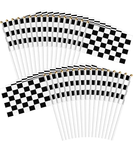 Black & White Checkered Flag 2x3ft Racing Finish Line Flag Nascar | UK - View #7