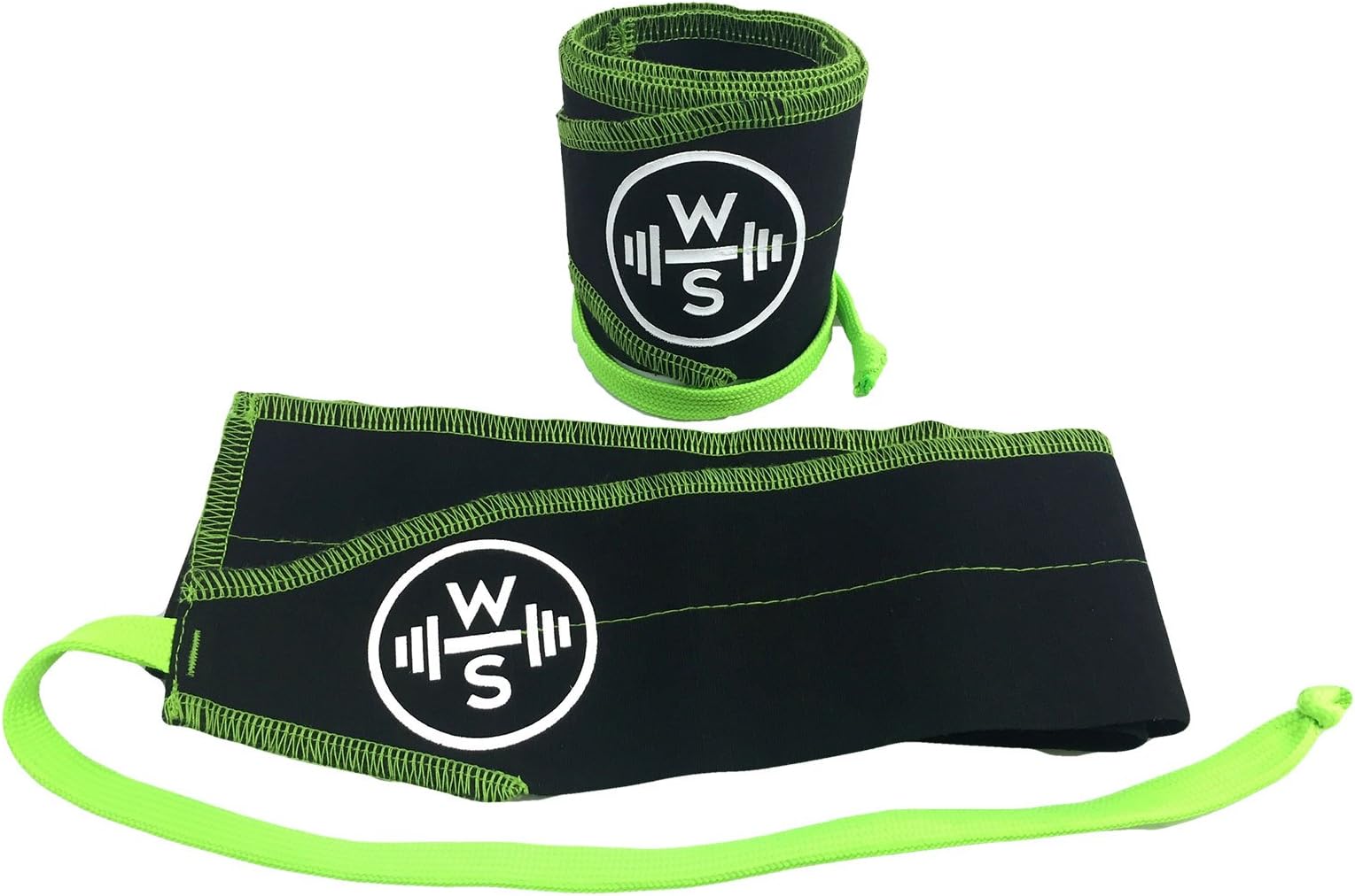 WODShop Premium Wrist Wraps by Durable Polyester & Cotton Blend Material | Great Wrist Support & Full Range of Motion | Ideal for Powerlifting, Weight Lifting, Bodybuilding & Crossfit | Men & Women