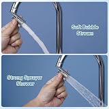 Hibbent Kitchen Sink Tap Aerator 22mm Female/Male Adapters Dual Flow view 3