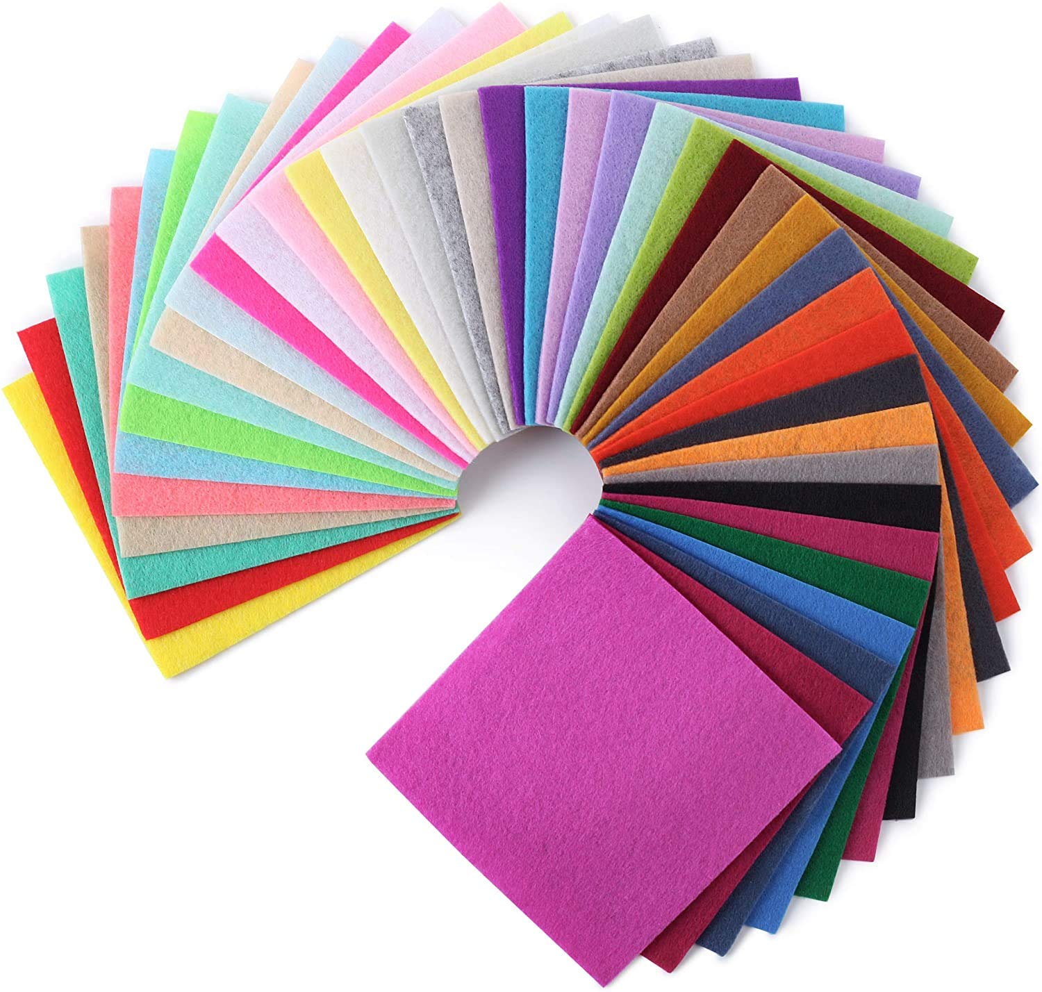 A4 Felt Fabric Sheets; 25 per Pack; Assorted Colours - Great for DIY Crafting and Sewing