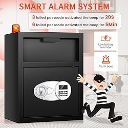 2.6 Cuft Depository Safe for Business with Quick