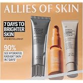 Allies of Skin 7 Days to Brighter Skin Kit | 3-Step Routine to Visibly Fade Dark Spots &amp; Brighten Skin in 7 Days, Cleanses, Treats &amp; Hydrates, Travel-Friendly Sizes