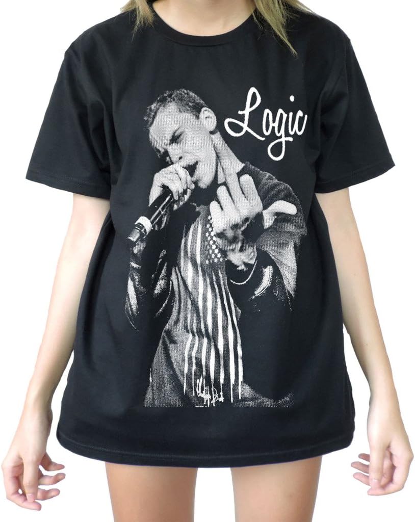 Modman Men's Logic Rapper new for fan T-Shirt X-Large Black