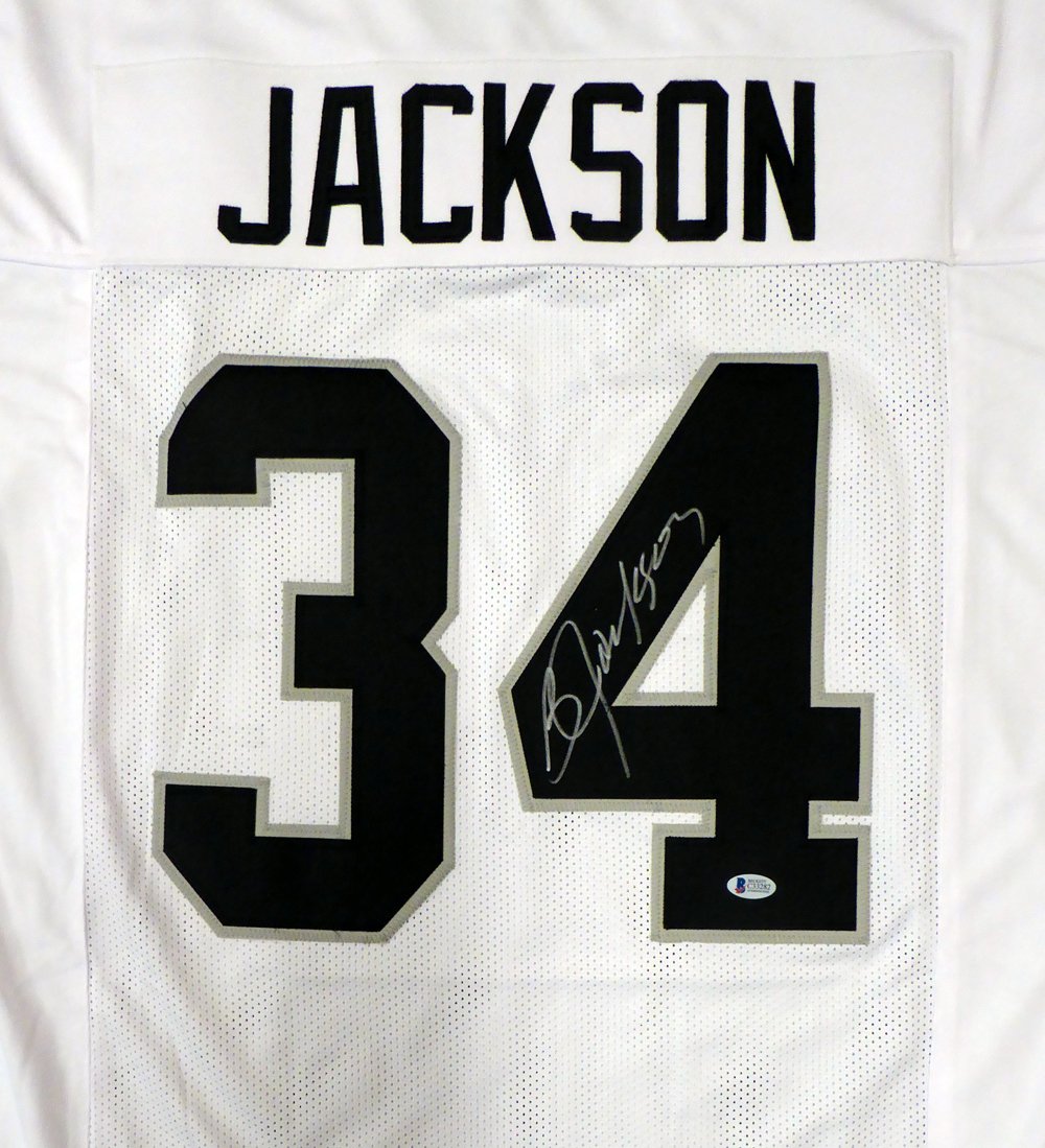 white bo jackson raiders jersey