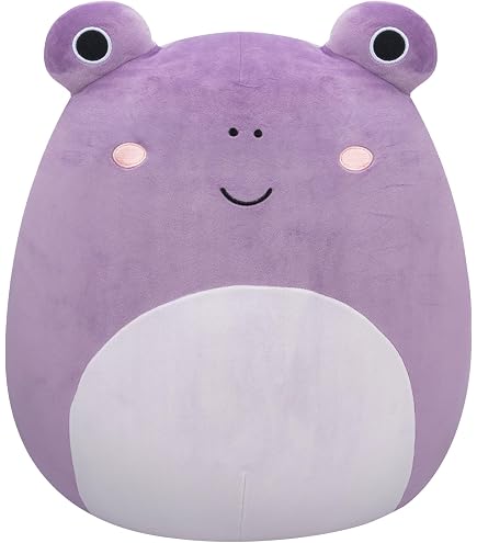 Squishmallows Leigh Il Rospo, Portachiavi In Peluche Da 3,5 Pollici - Super Morbido, Collezionabile, Con Clip. Perfetto Per Bambini E Ragazzi.