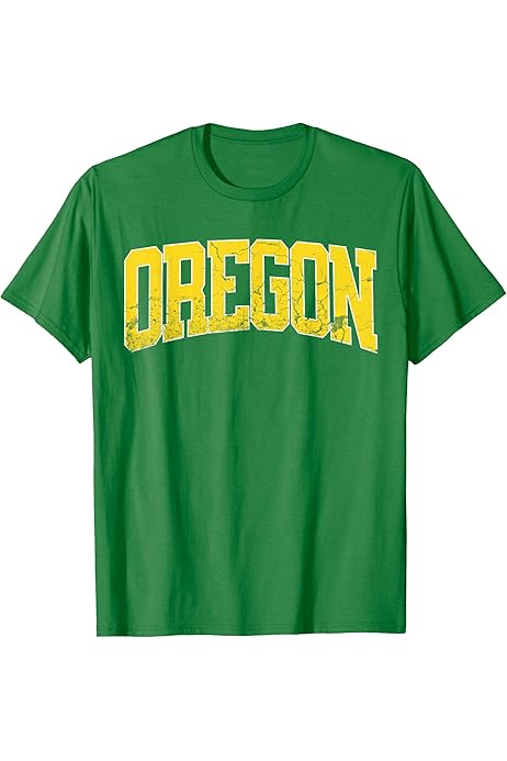 Amazon.com: FEBU Oregon Green T-Shirt : Clothing, Shoes \u0026 Jewelry
