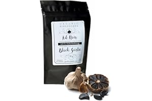 The Garlic Clubb Aged Black Garlic: Organic & Canadian Grown - Whole Bulbs (70g)