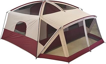 Ozark Trail 12 Person Cabin Tent With Screen Porch Red By 12