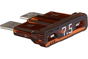 Cooper Bussmann - ATC-7-1/2 Brown Amp Fast-Acting Automotive Blade Fuses - 5 Pack