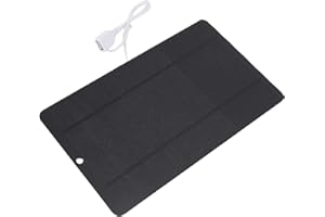 Cryfokt Efficient 10W Monocrystalline Silicon Solar Panel Charger for Phone Tablet, Energy Saving, High Safety, Suitable for 