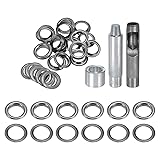 HARFINGTON 20pcs Grommet Tool Kit 17mm Copper