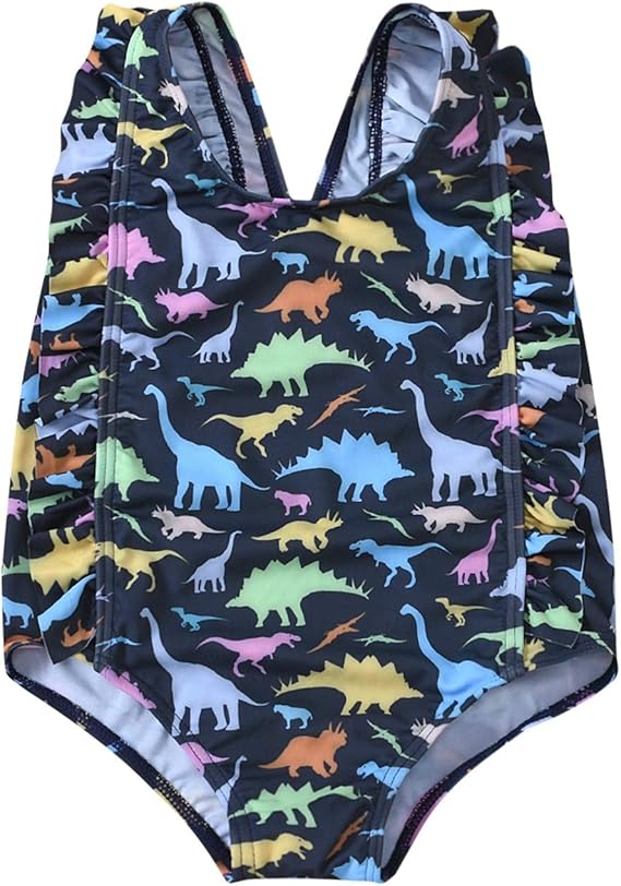 Amazon 水着 キッズ スクール水着 ガールズファッション ガールズ ワンピース 子供水着 学校用 スイミング 女の子 Uvカット 速乾 ストレッチ 小学生 中学生 肩出し 恐竜柄 女児用 水泳 スイムウェア ジュニア 子供用 ラッシュガード 女児水着 90 1cm 水着 通販