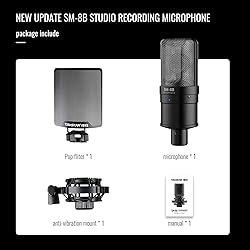 TAKSTAR Professional Recording Microphone, XLR 16mm