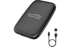 QUANLEX 3 in 1 Wireless Carplay, Wireless Carplay and Android Auto with Built in Netflix YouTube Support TF Card, Video Box Plug & Play, Dongle for Factory Wired CarPlay Cars from 2015& iOS10+