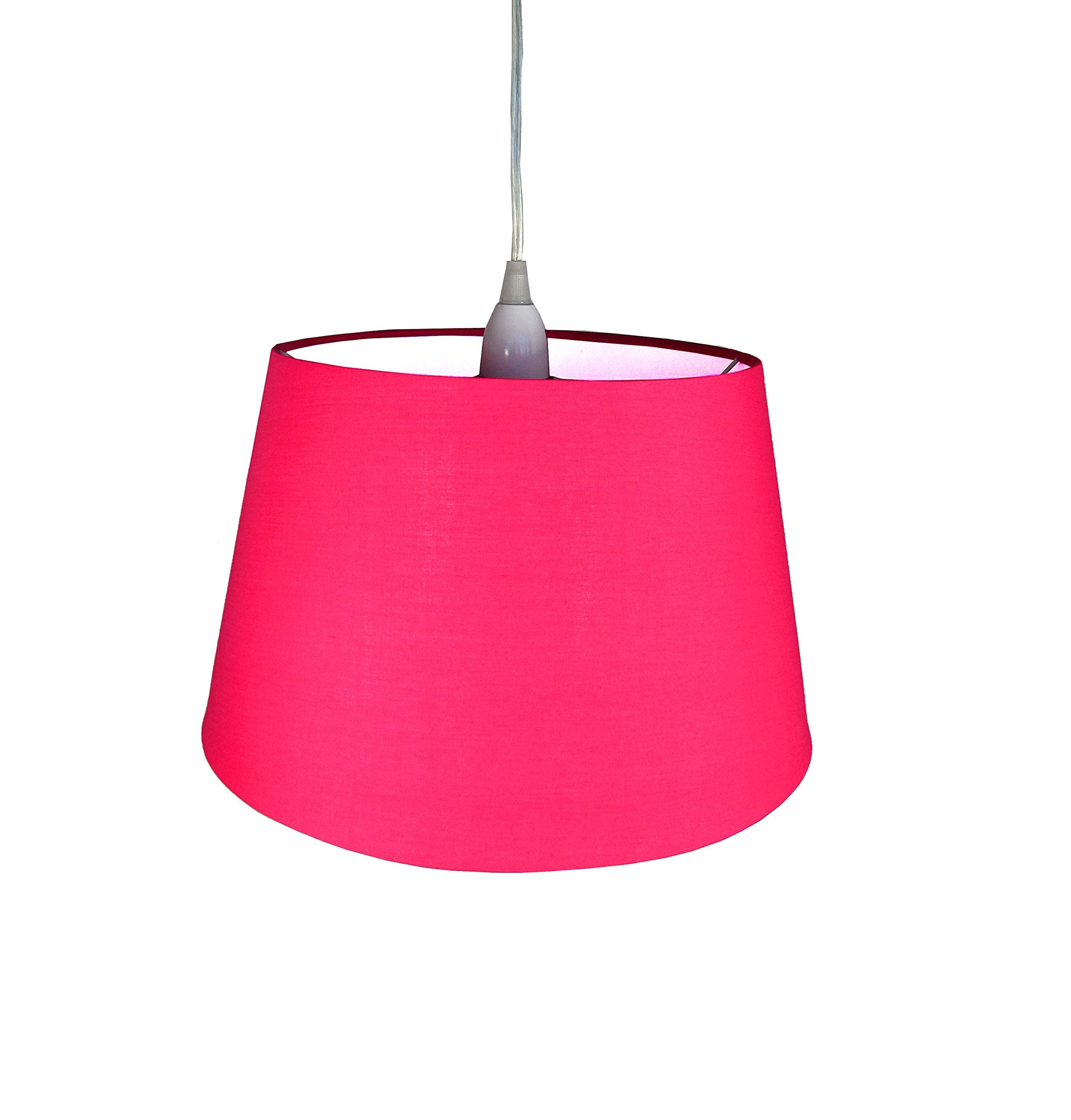 Cotton Drum Shade – Hot Pink