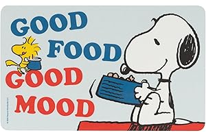 The Peanuts Snoopy Board Good Food Good Mood Breakfast Board Blue Resopal